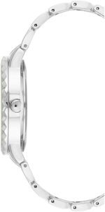 Nine West Women's Crystal Accented Bracelet Watch - Image 3