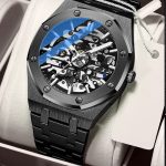 Luxury Men's Sport Business Mechanical Watches Custom Logo Stainless Steel Band Water Resistant Luminous on Bezel lobinni - Image 4