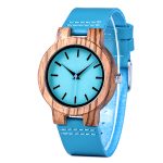 Oem Dropshipping Newest Design Wholesale Wooden Watches Custom LOGO Fashion Leather Wrist Watch - Image 2